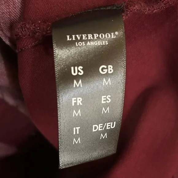 Liverpool Longline Jean Jacket - Ruby/Wine - Picture 7 of 13